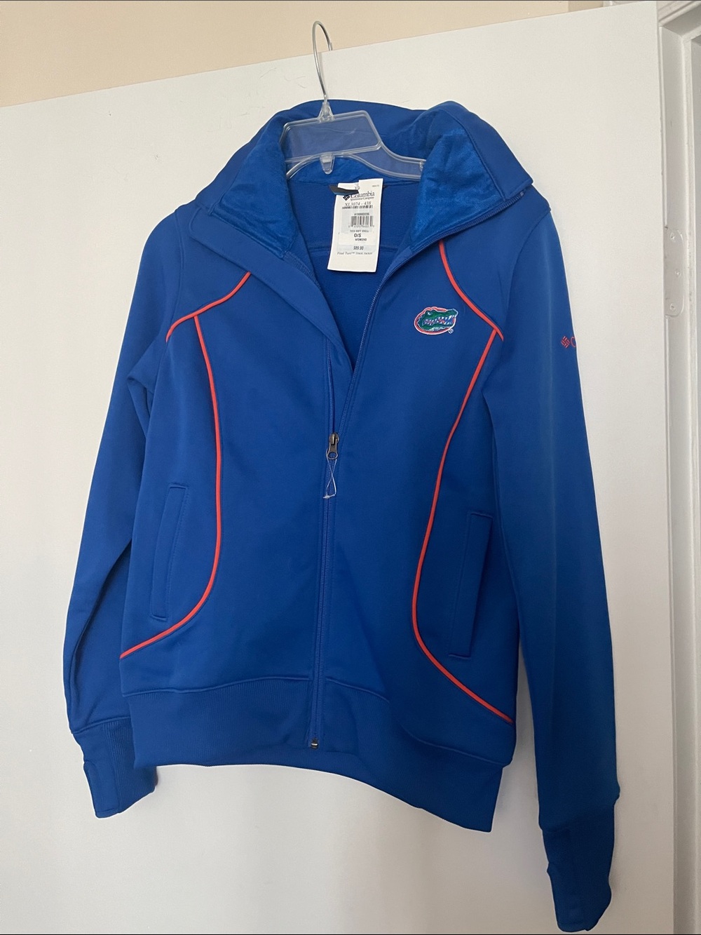Columbia Royal Blue Jacket with Orange Piping